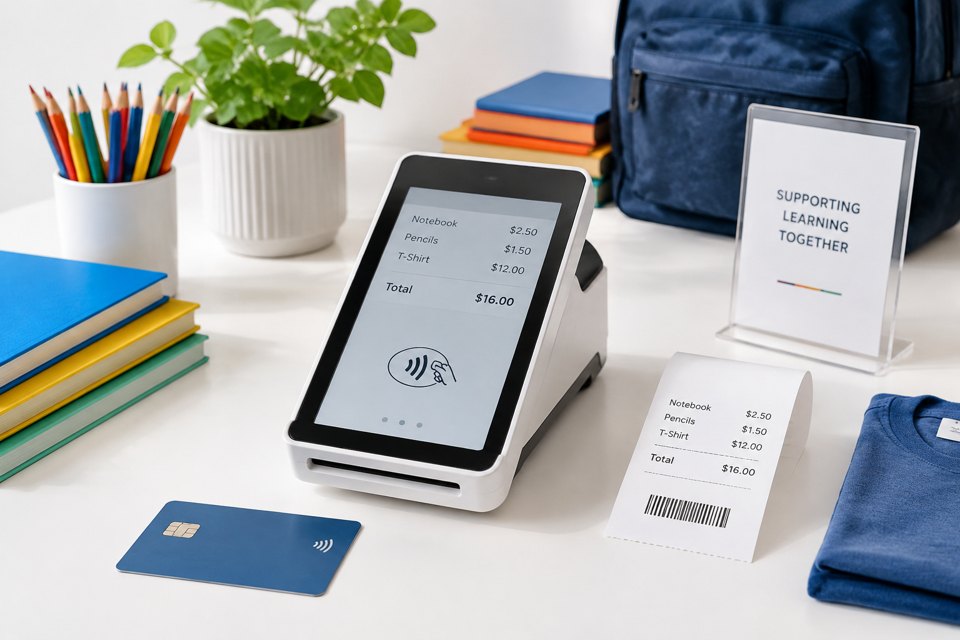 POS setup configuration guide for education teams cover