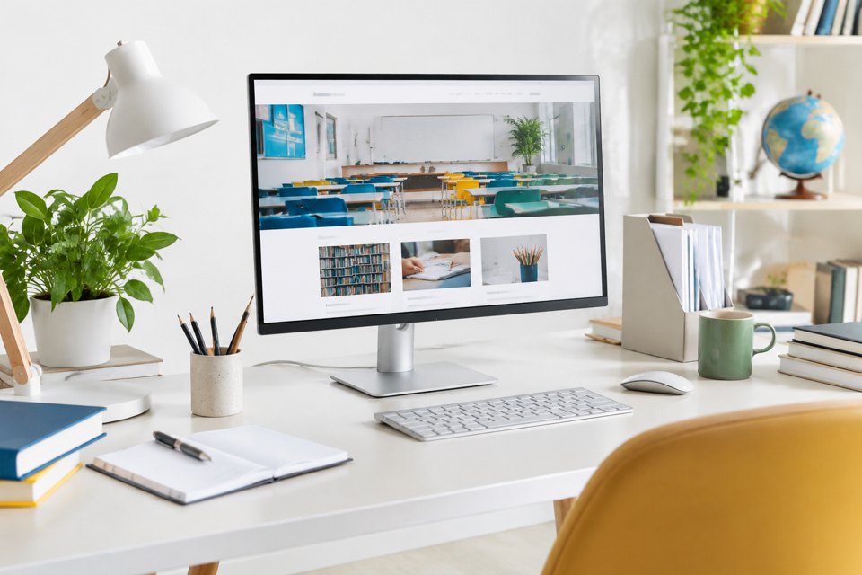 Web development business website for education teams cover
