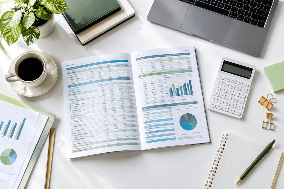 Financial statements management template for consultants cover