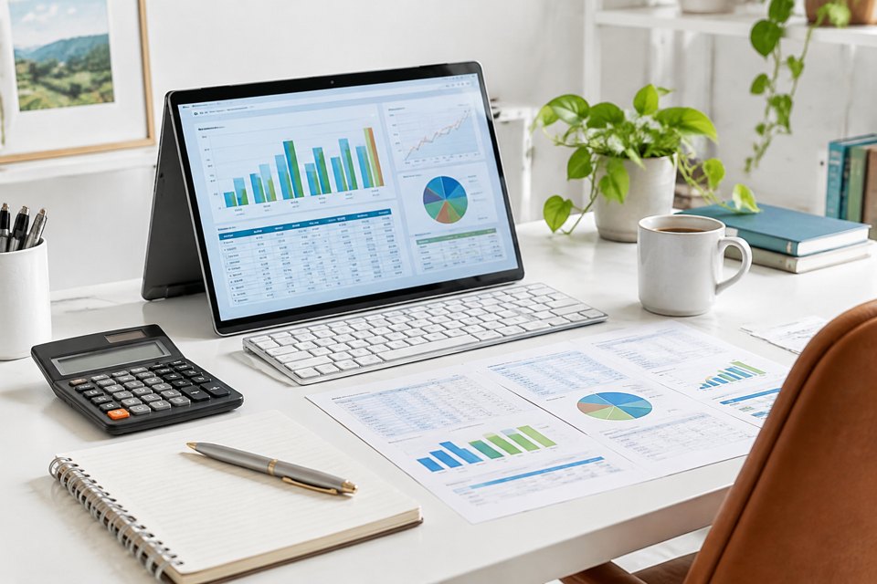 Financial analysis revenue summary for startups cover