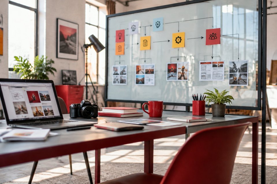 AI automation workflow design for creative teams cover