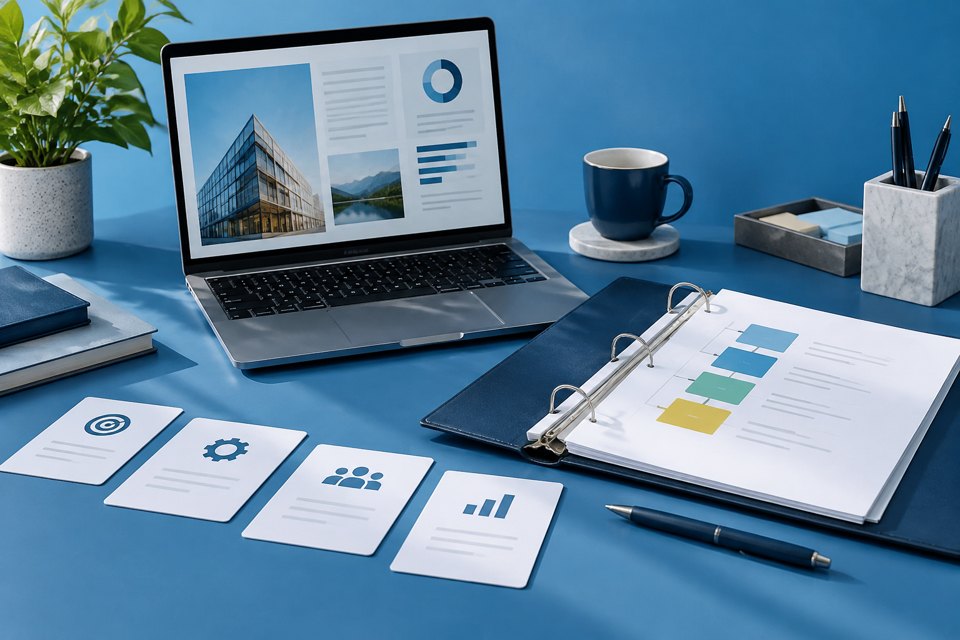 Pitch decks presentation outline for consultants cover