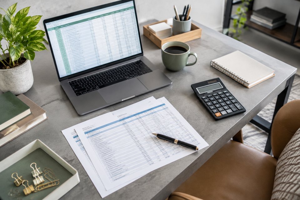 Bookkeeping ledger template for consultants cover