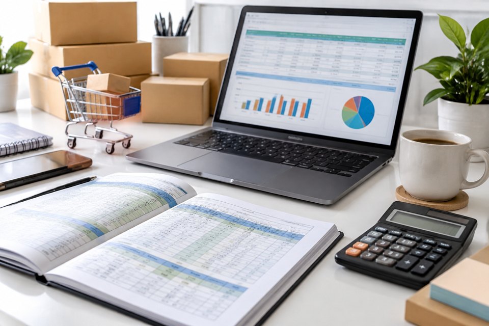 Financial statements management template for online retailers cover