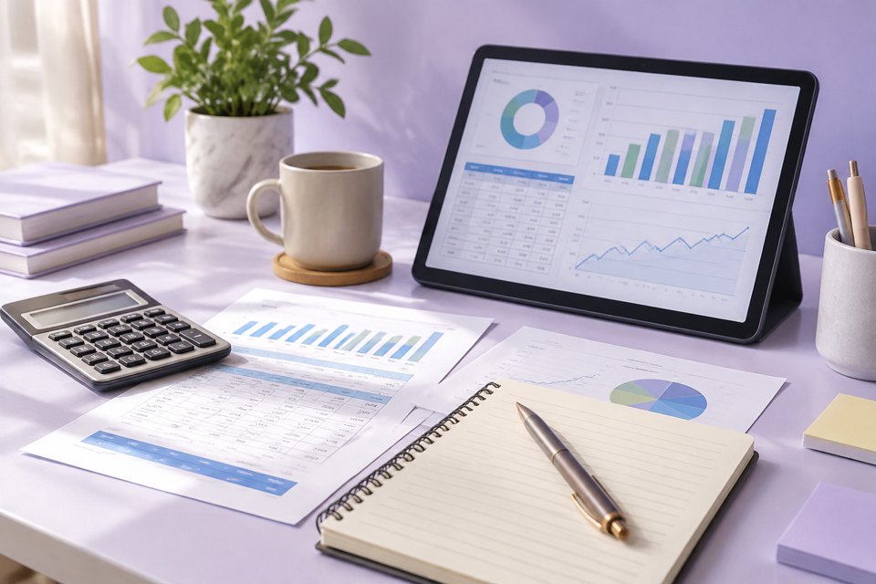 Financial planning cash-flow template for local businesses cover