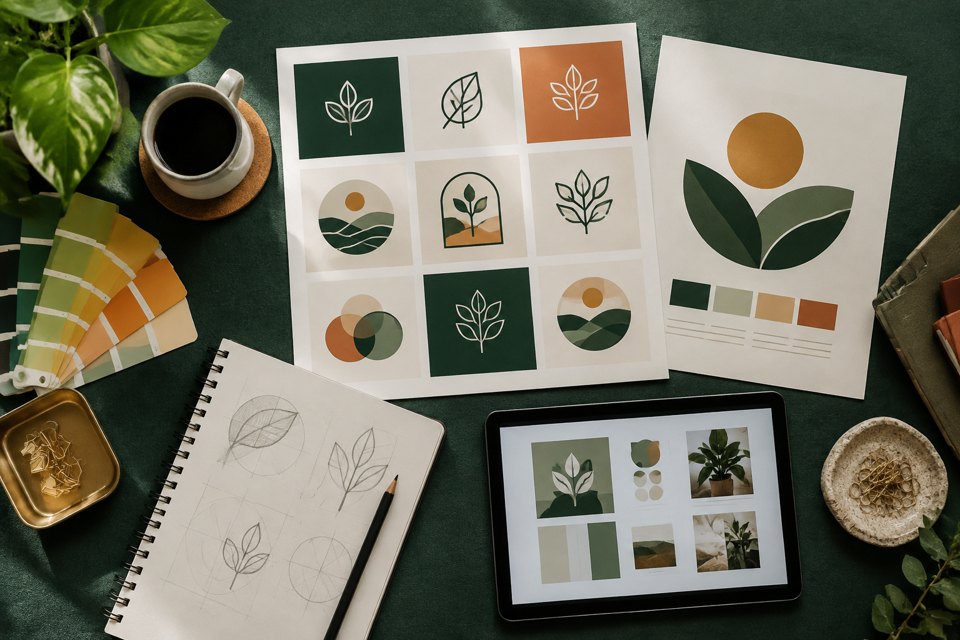 Logo design concept package for local businesses cover