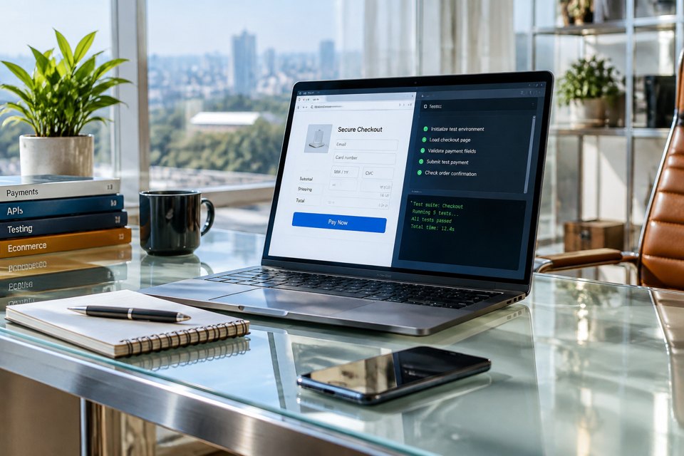 Checkout integration test setup for consultants cover