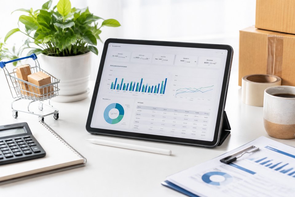 Financial reporting workbook for online retailers cover