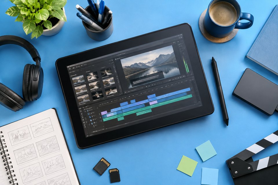 Video editing captioned tutorial for education teams cover