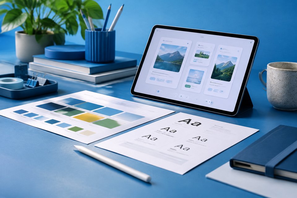 UI design mobile screens for education teams cover