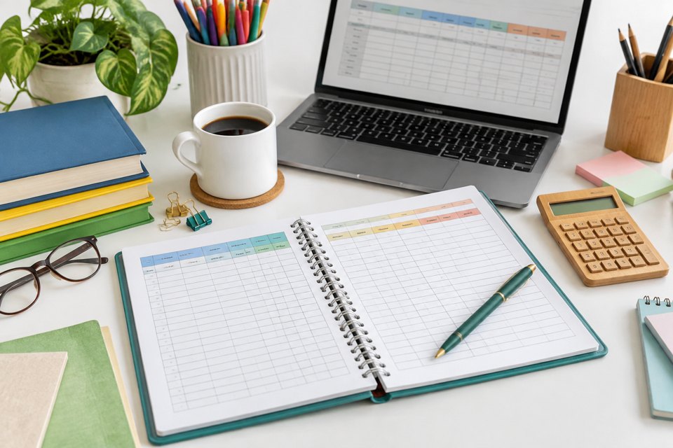 Bookkeeping ledger template for education teams cover