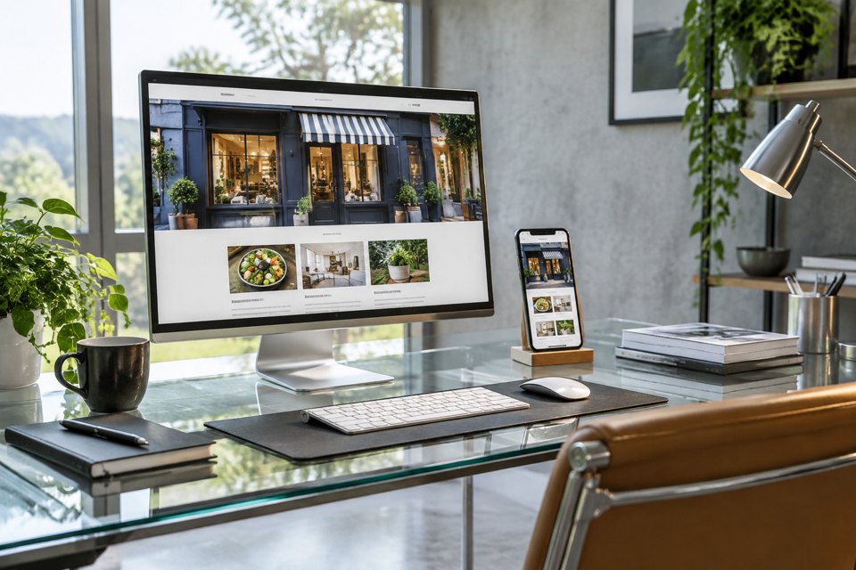 Web development business website for local businesses cover