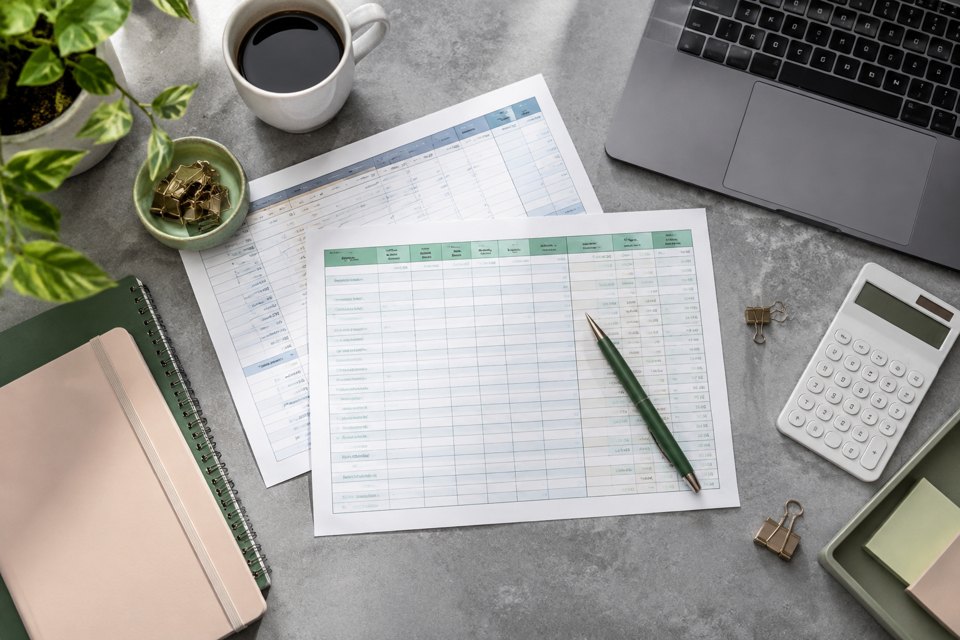 Bookkeeping ledger template for creative teams cover