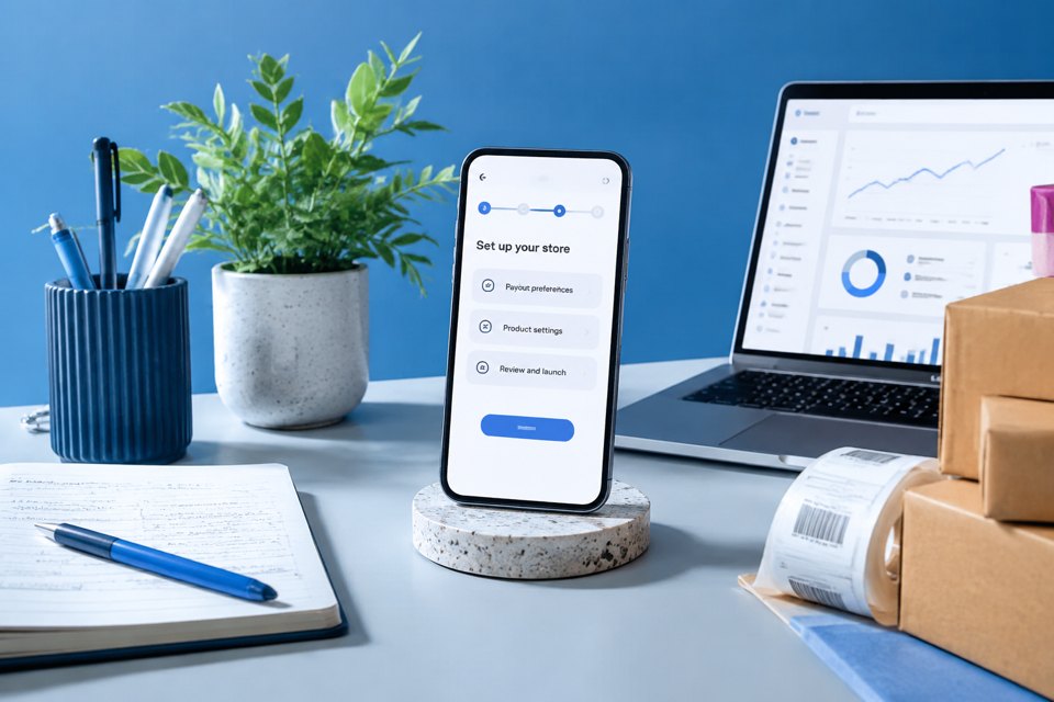 Fintech dashboard prototype for online retailers cover