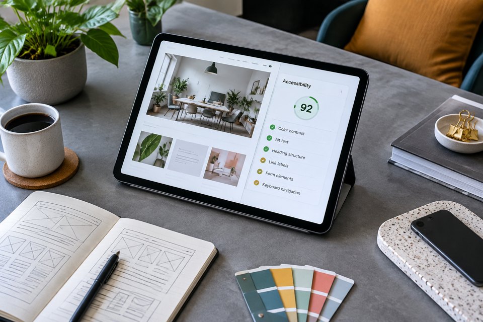 Web development business website for creative teams cover