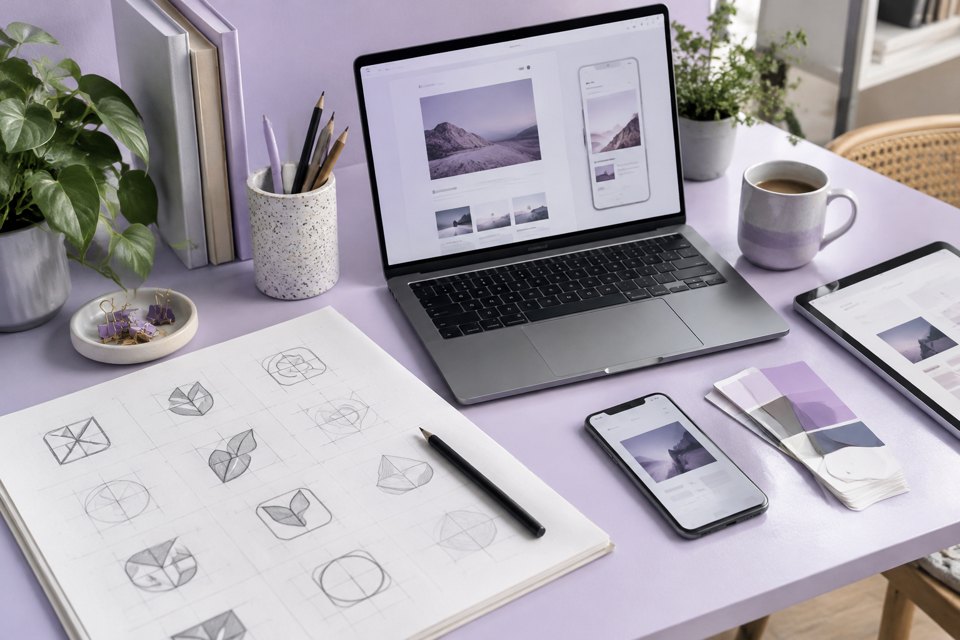 UI design landing page for startups cover