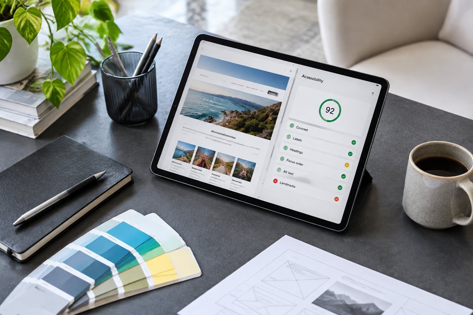 Web development landing page for creative teams cover