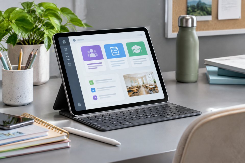 Bolt apps onboarding screens for education teams cover
